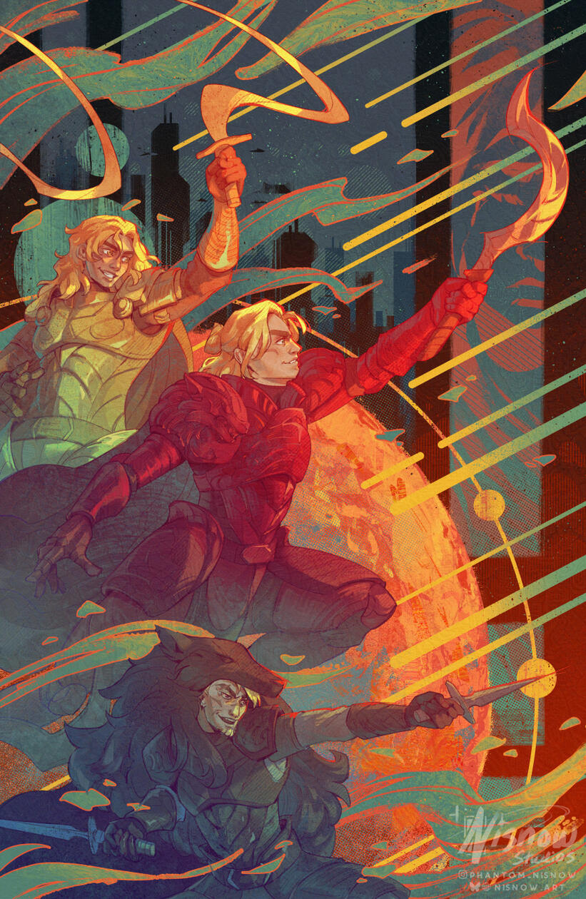 Hic Sunt Leones - Red Rising Fan Art (2025)