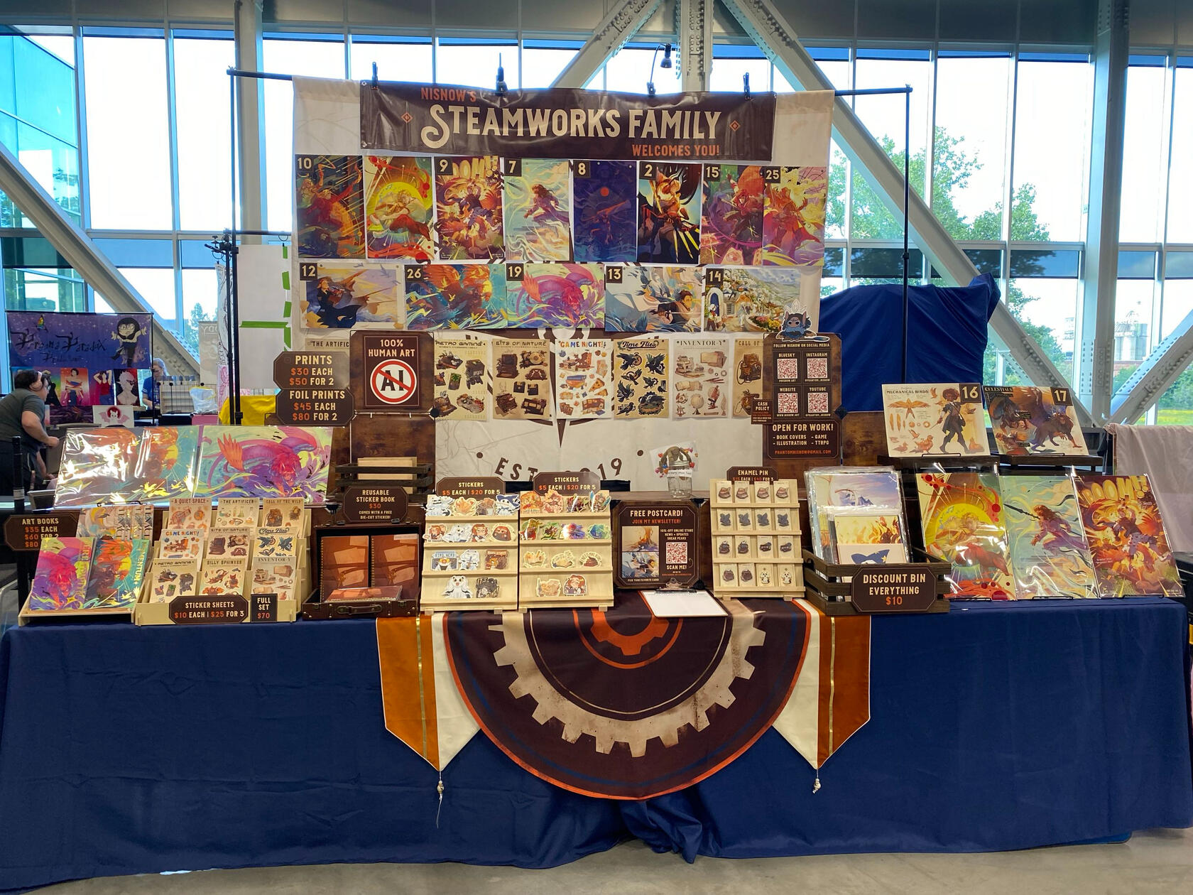 Lilac City Comicon 12 ft. Table